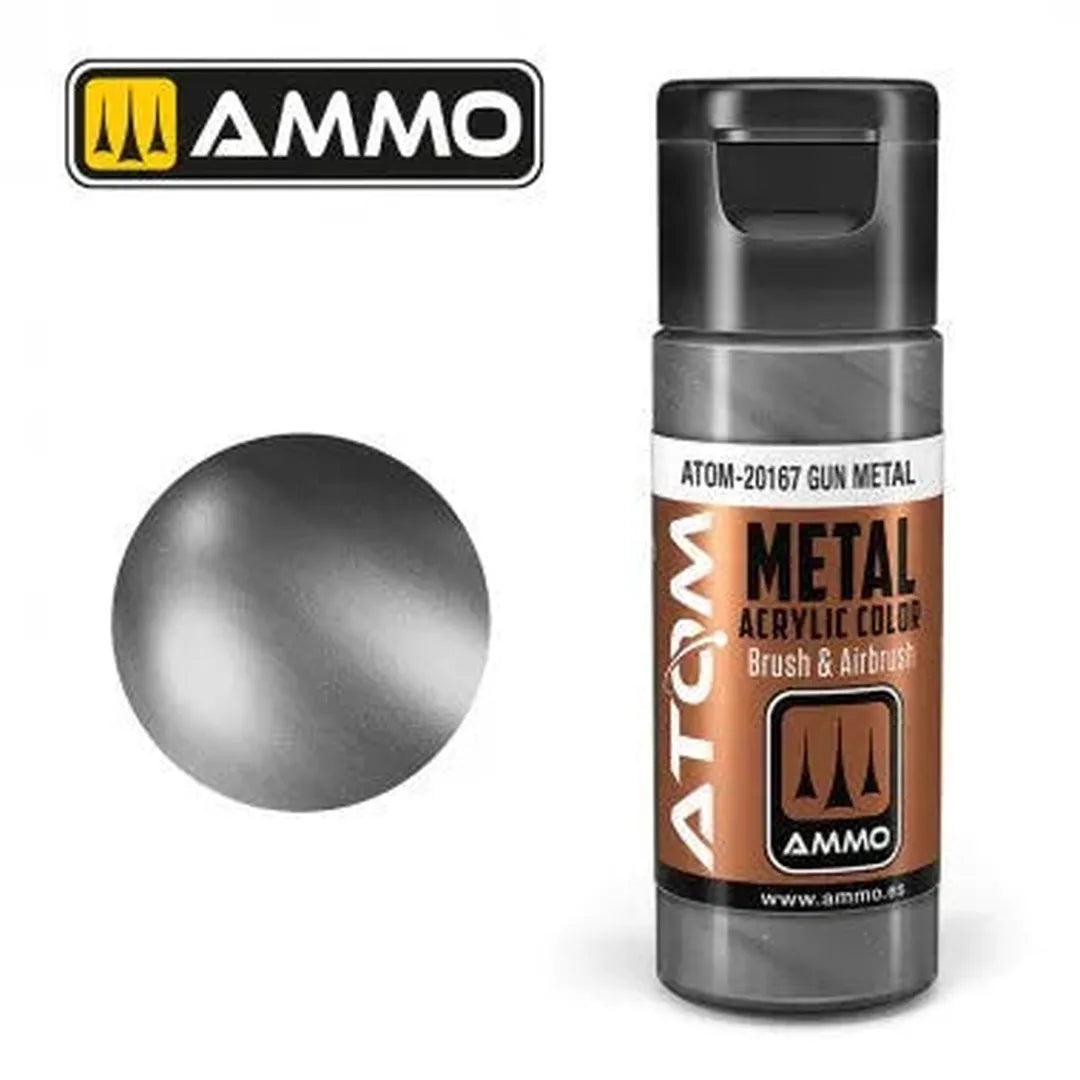 ATOM METALLIC Gun Metal-Mig Jimenez-Radaddel