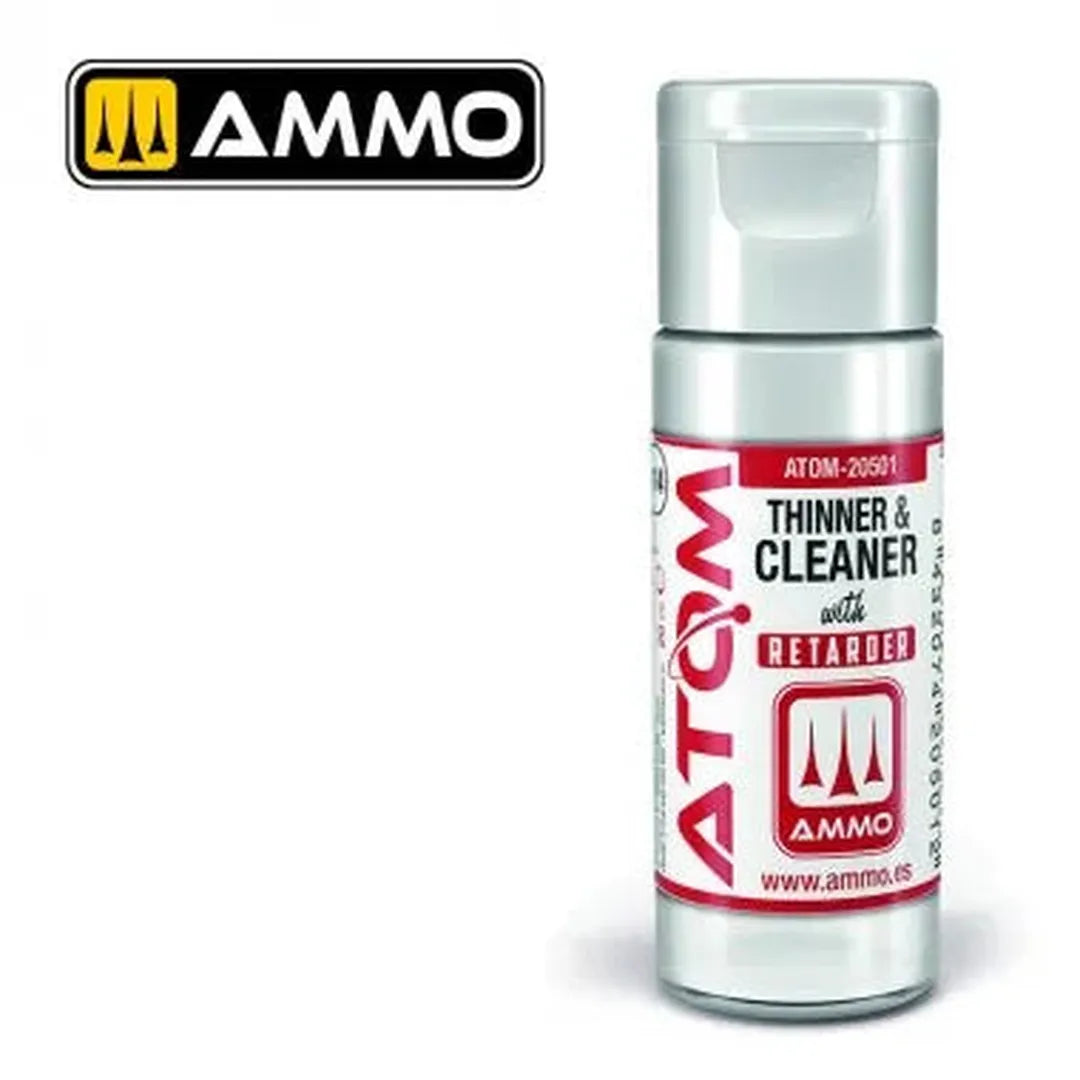 ATOM Thinner and Cleaner with Retarder 20ml-Mig Jimenez-Radaddel