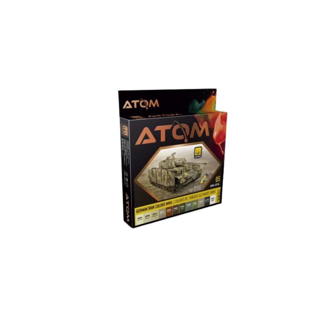 ATOM German Tank Colors WWII-Mig Jimenez-Radaddel