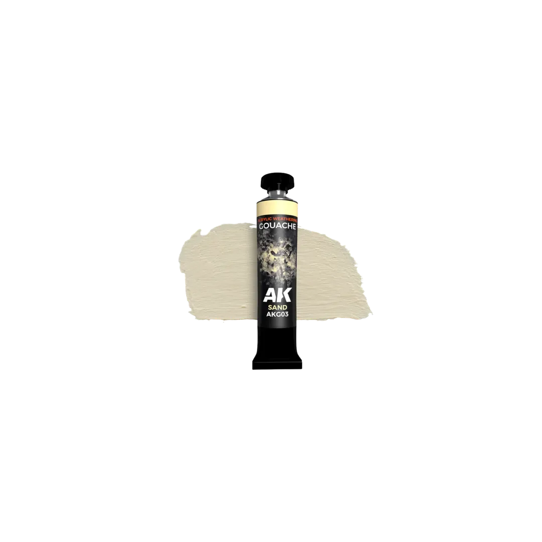 AK Gouache Sand 20 ml-AK-Interactive-Radaddel