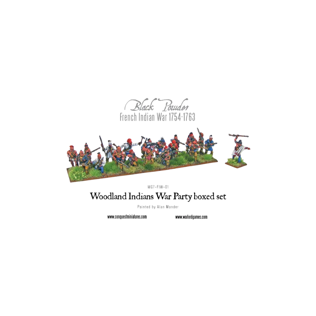 French Indian War: Woodland Indian War Party-Warlord Games-Radaddel