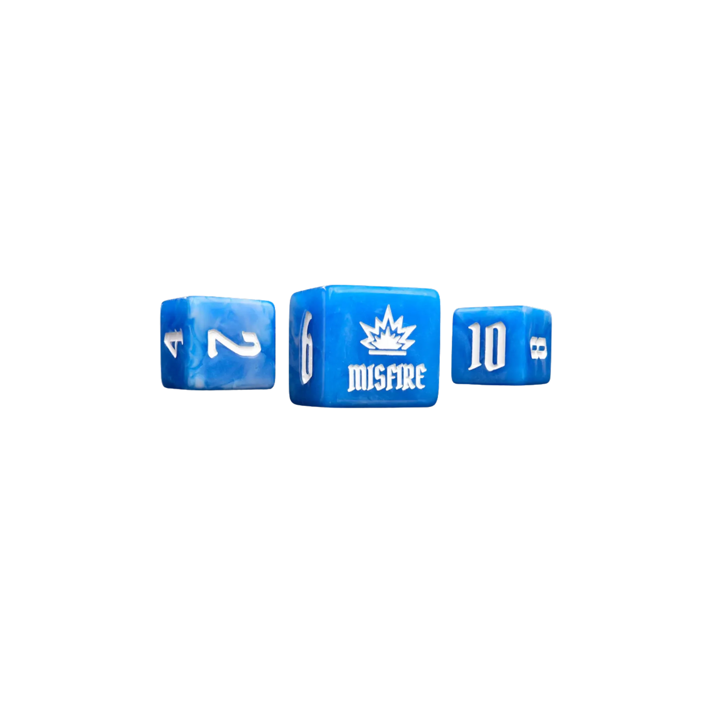 Artillery Blue Empire Dice Square (5 Stück)-Baron of Dice-Radaddel