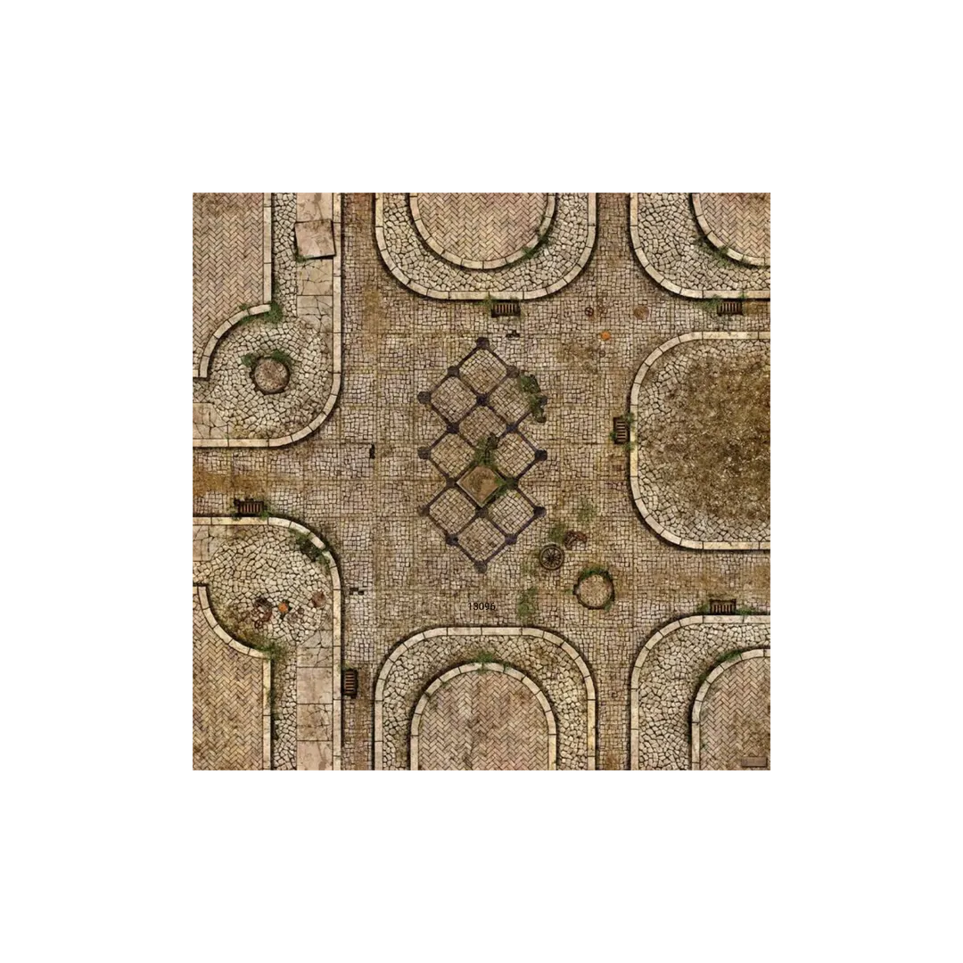 Neoprene Mat Gates of Menoth 48x48 / 122x122 cm-Playmats.eu-Radaddel