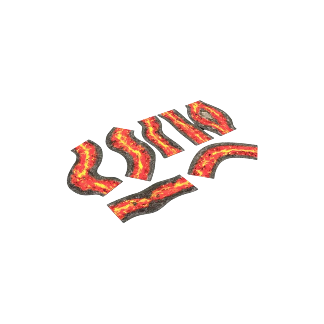 2D Modular Rivers Set - Lava-Playmats.eu-Radaddel
