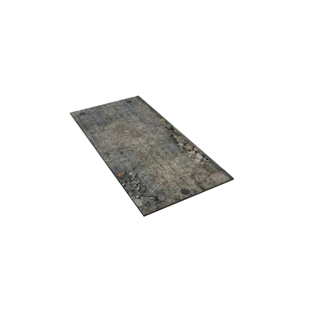 Rubber Zones for Warhammer 40K - Destroyed Square - (5 Stück)-Playmats.eu-Radaddel