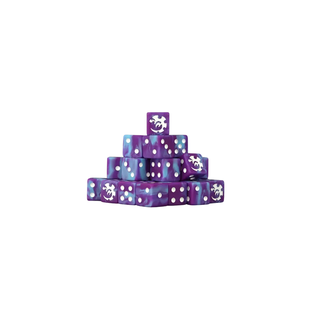 Clawed Serpent Dice 16mm Square (25 Stück)-Baron of Dice-Radaddel