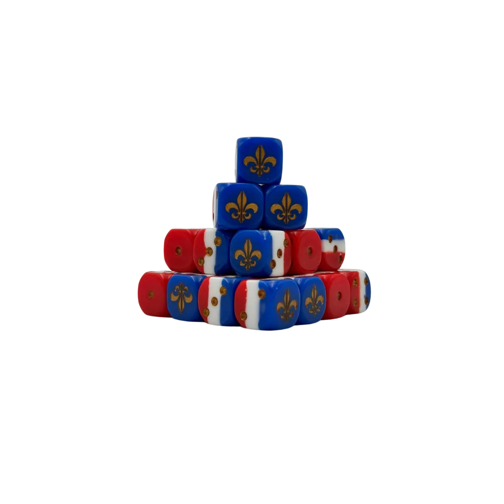 France Dice 16mm Round (25 Stück)-Baron of Dice-Radaddel