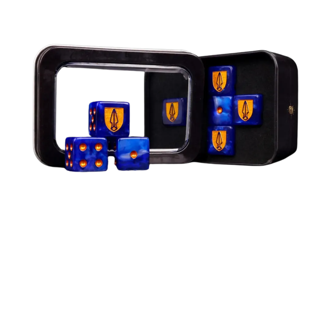 Principality of New Antioch Dice 16mm Square (8 Stück)-Baron of Dice-Radaddel