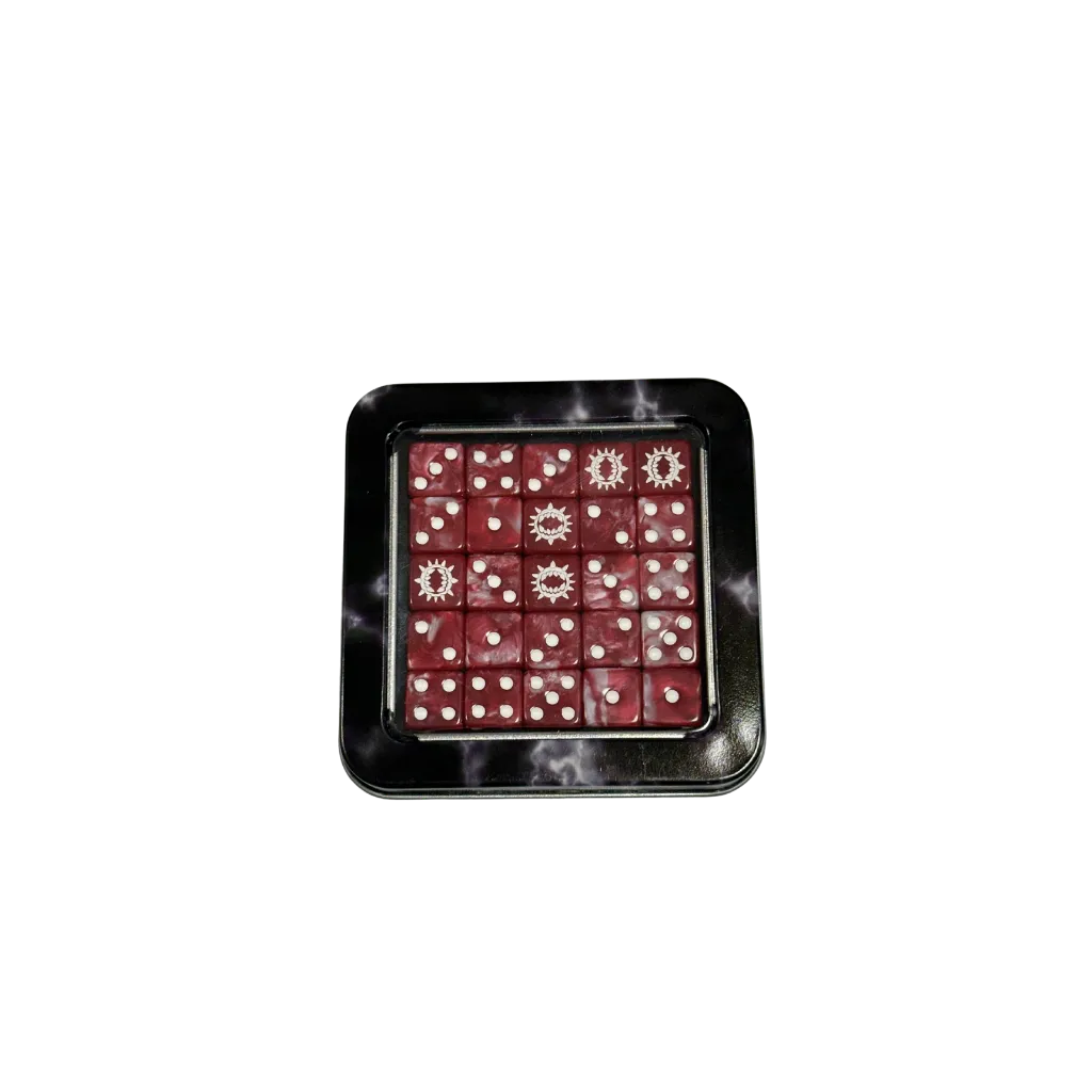 Carnage 3 Dark Red Dice 12mm Mini (25 Stück)-Baron of Dice-Radaddel