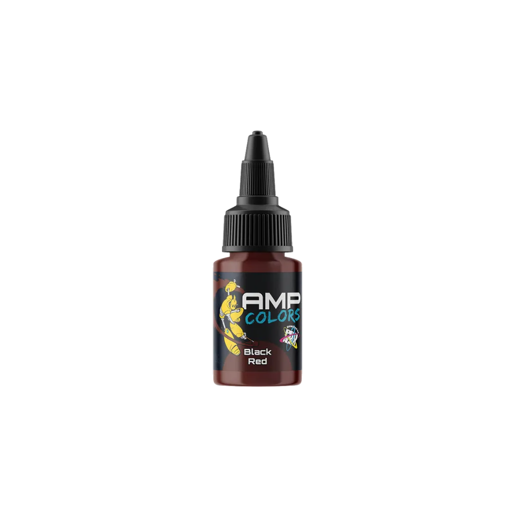 Pro Acryl AMP Colors Black Red (22ml)-Monument Hobbies-Radaddel