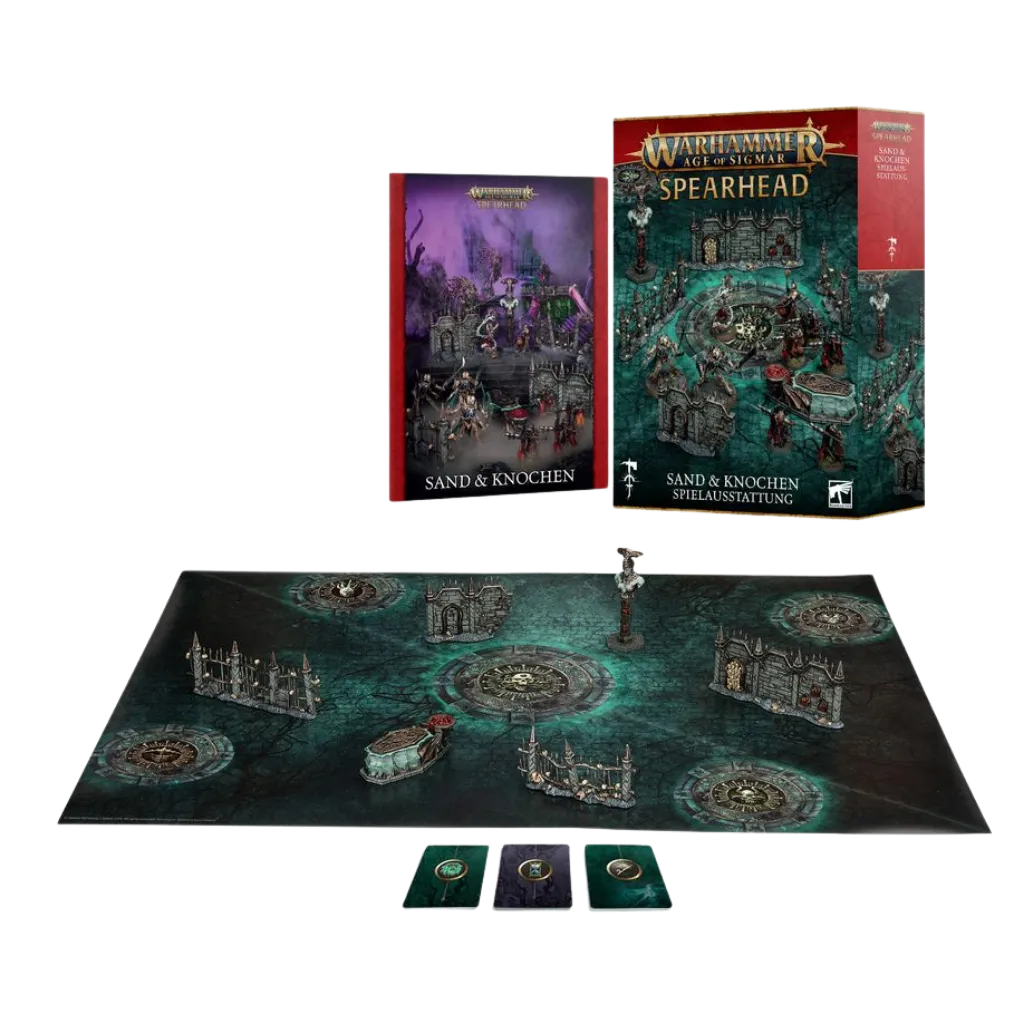 Age of Sigmar: Sand and Bone Gaming Pack (deutsch)-Games Workshop-Radaddel