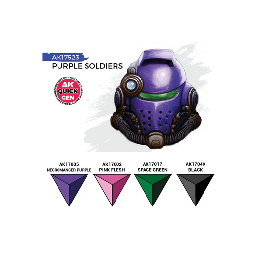 AK QUICK GEN Purple Soldiers Set-AK-Interactive-Radaddel