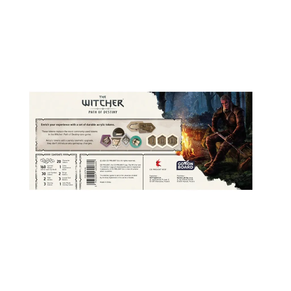 The Witcher: Pfad des Schicksals - Acrylic Tokens-Go on Board-Radaddel