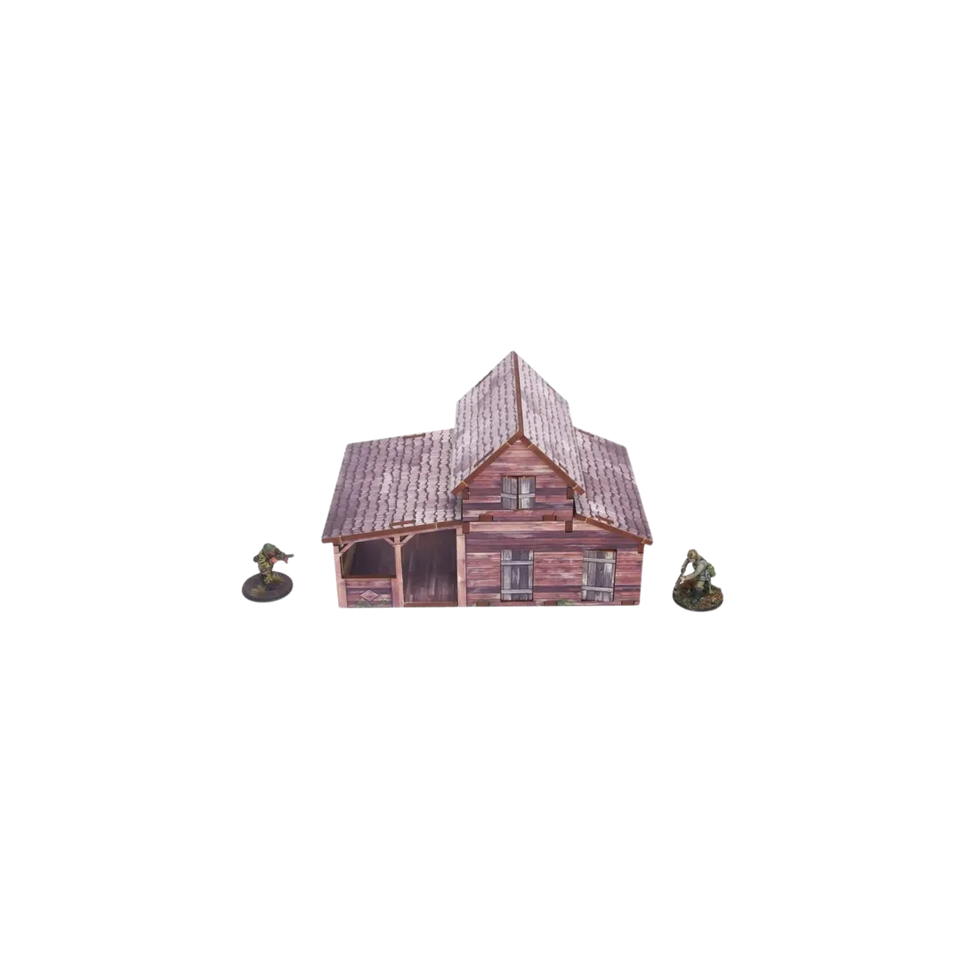 Pre-Painted WW2 Ostfront Village Workshop-Micro Art Studio-Radaddel