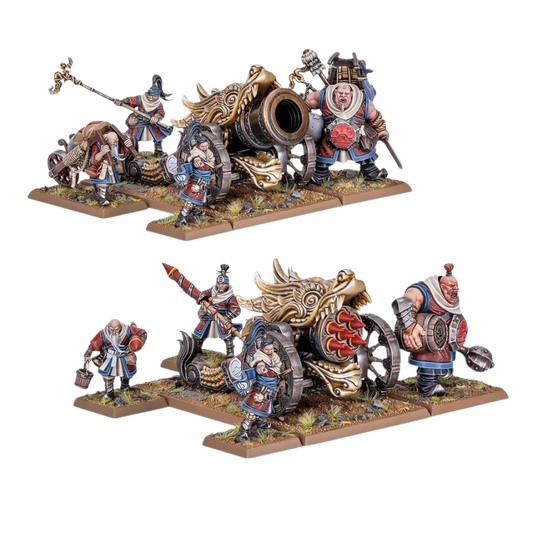 Grand Cathay: Grand Cannon & Fire Rain Rocket Battery-Games Workshop-Radaddel