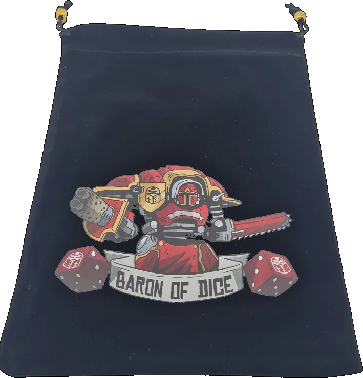 Premium Black Dice Bag - Imperial Helm-Baron of Dice-Radaddel