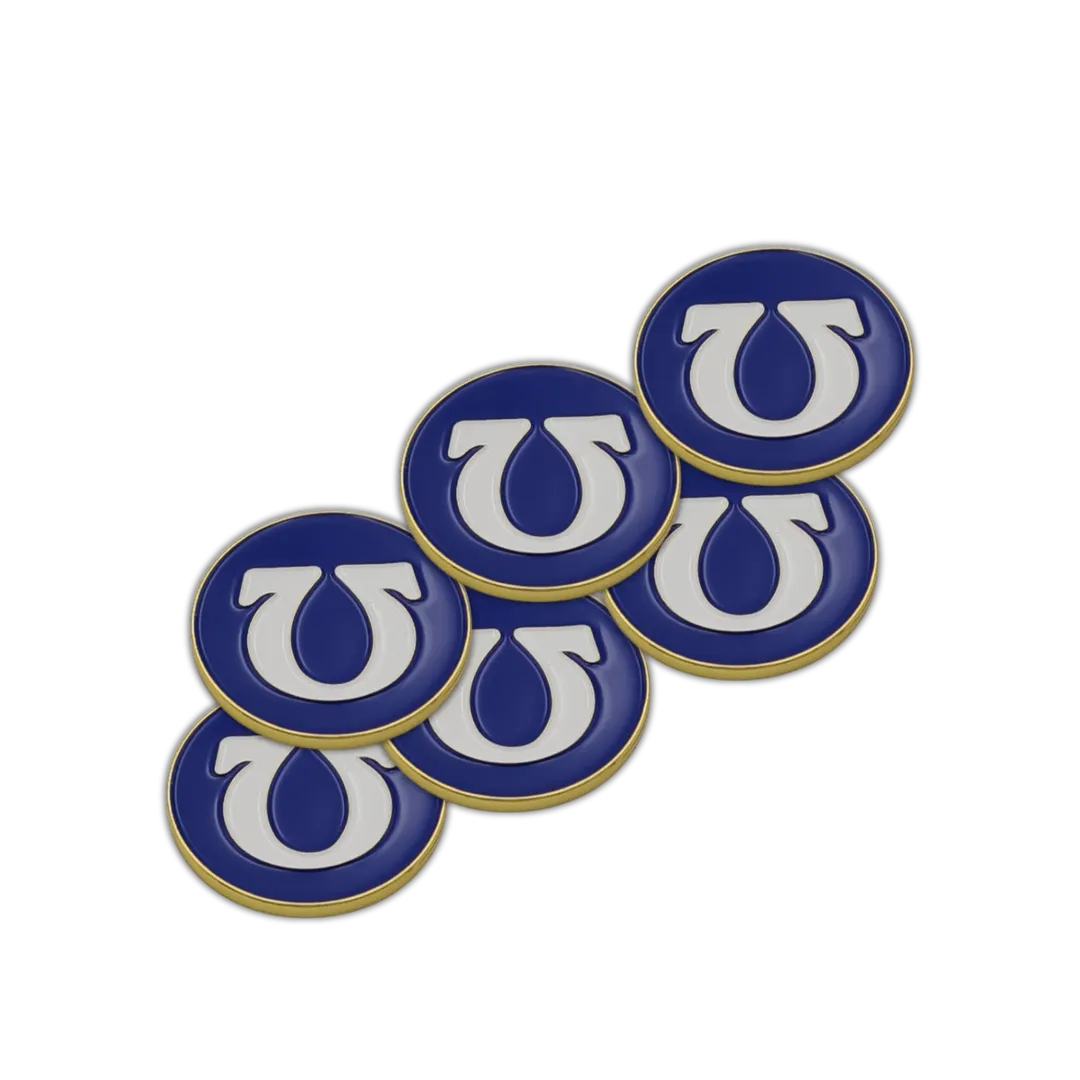 40mm Metal Coin Set - Omega (6 Stück)-Baron of Dice-Radaddel