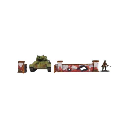 Pre-painted WW2 Ostfront Stalingrad Walls Low-Micro Art Studio-Radaddel