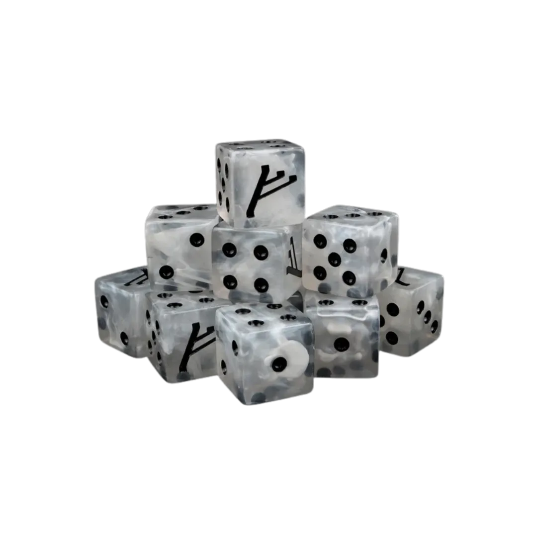 Wizard Rune Dice 16mm Square (10 Stück)-Baron of Dice-Radaddel