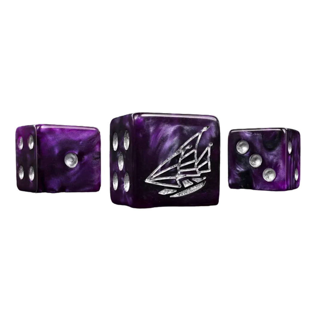 Black Ships Dice 16mm Square (10 Stück)-Baron of Dice-Radaddel