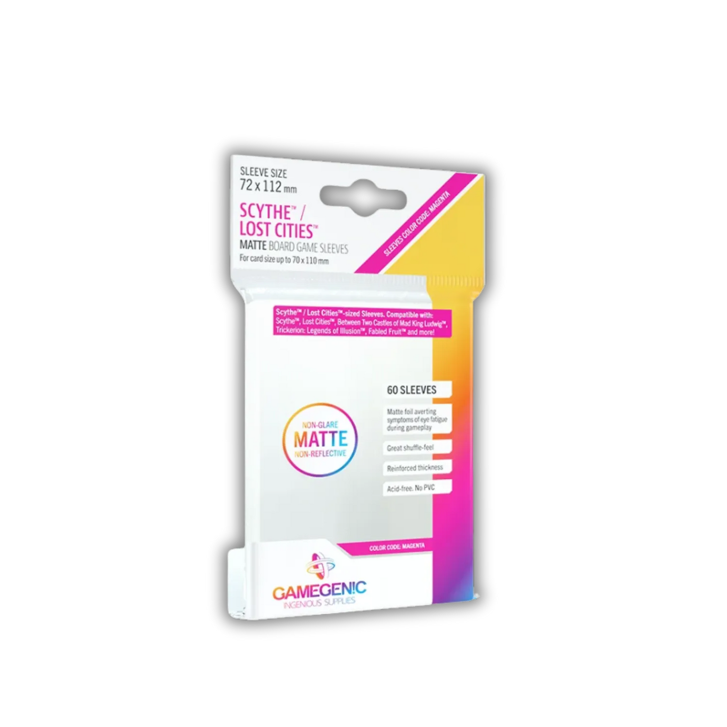 Gamegenic Matte Scythe/Lost Cities Sleeves Clear-Gamegenic-Radaddel
