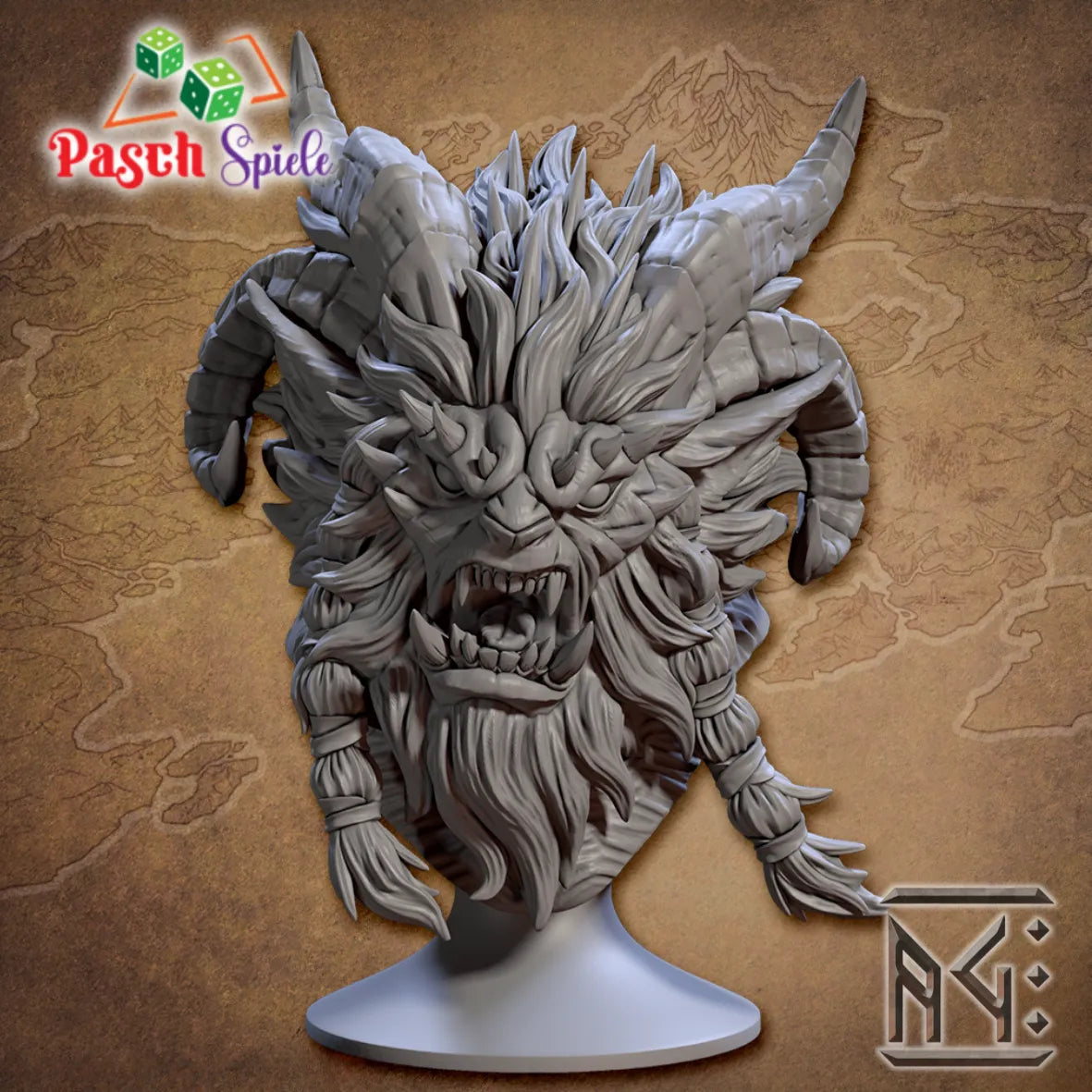 Fantasy Büste: Blackcrag Manticore - Blackcrag Orcs-Pasch Spiele-Radaddel