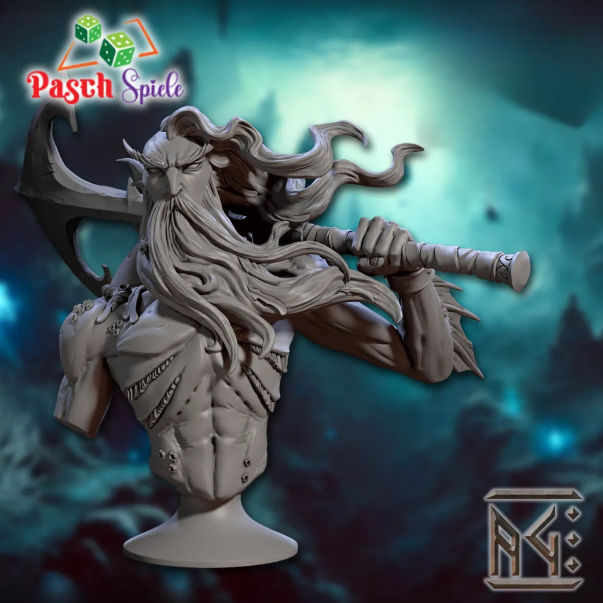 Fantasy Büste: Aegiros the Sea Jotunn - Mirmidons of the Death-Tide-Pasch Spiele-Radaddel