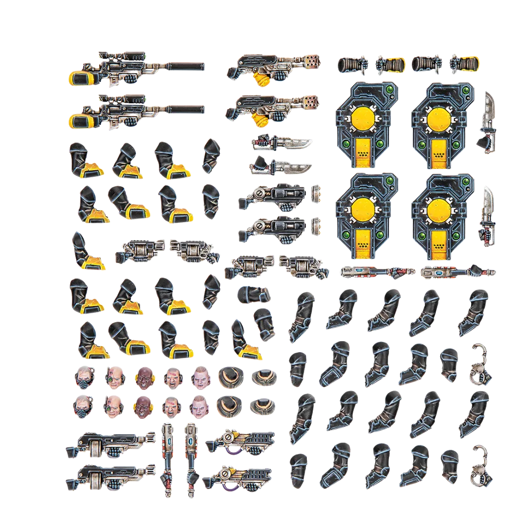 Necromunda: Palanite Enforcer Weapons & Upgrades-Games Workshop-Radaddel