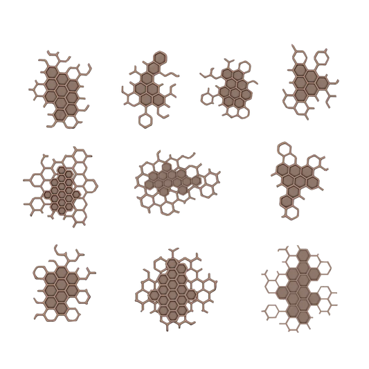 Portal Fx - Basing Bits (10 Teile)-AK-Interactive-Radaddel