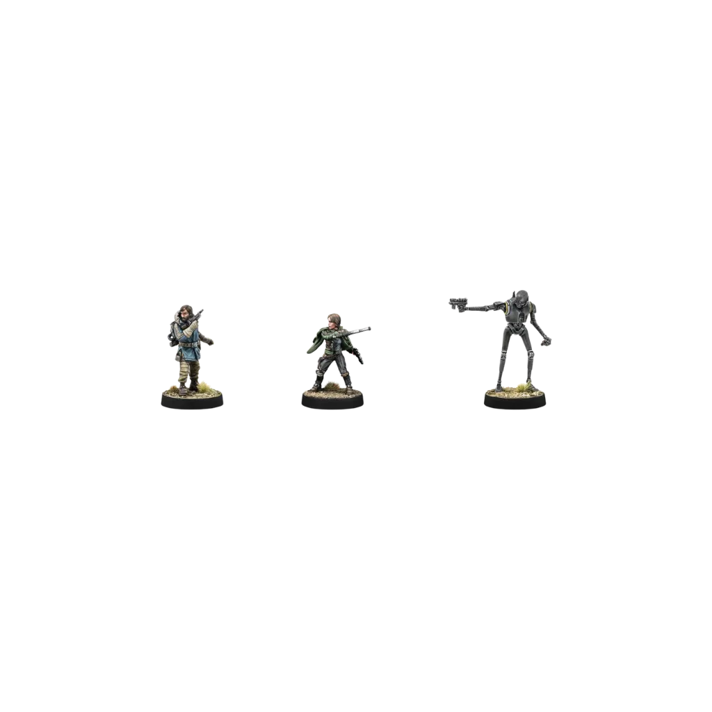 Star Wars: Legion - Cassian Andor, Jyn Erso & K-2SO-Atomic Mass Games-Radaddel