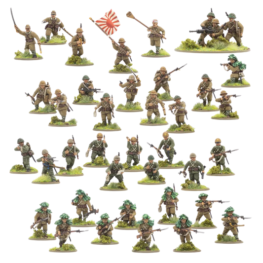 Japanese Army Infantry Platoon-Warlord Games-Radaddel