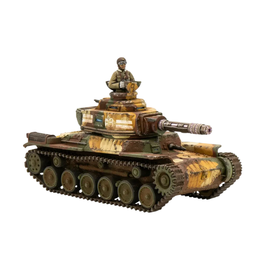 Konflikt '47 Empire of Japan Type 97-Kai Shiboru Chi-Ha Light Tank-Warlord Games-Radaddel