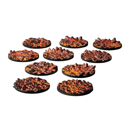 Molten Lava Round 28mm (x10)-Gamers Grass-Radaddel