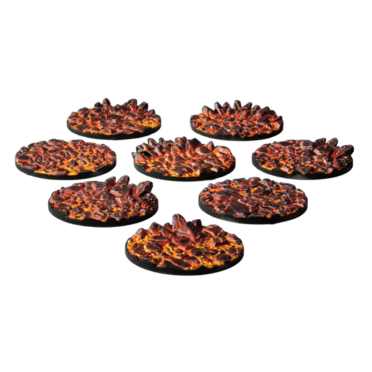 Molten Lava Round 32mm (x8)-Gamers Grass-Radaddel