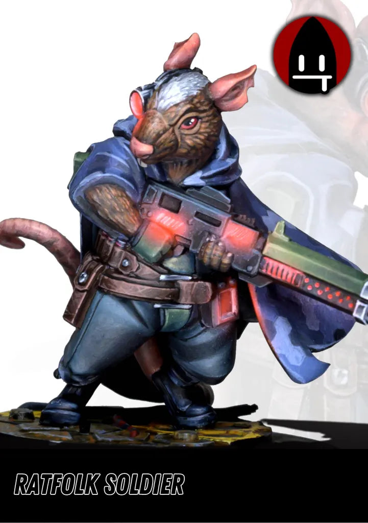 Ratfolk Soldier-Pasch Spiele-Radaddel
