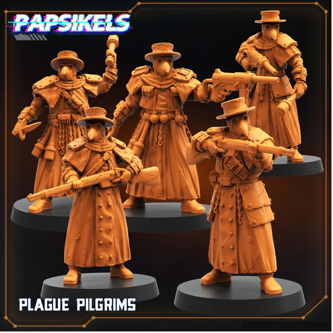 Plague Pilgrims (5 Minis)-Pasch Spiele-Radaddel