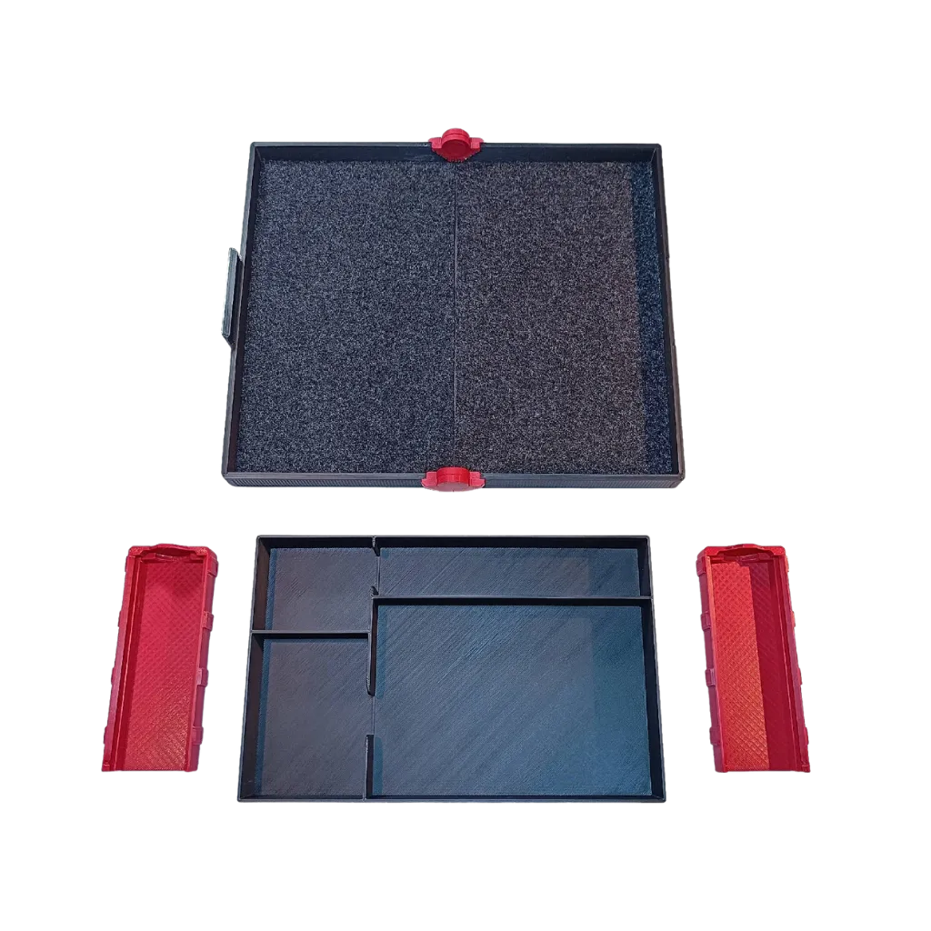 Probox XL - Organizer Set (4in1) Orientrot-Schwarz-ProDicer-Radaddel