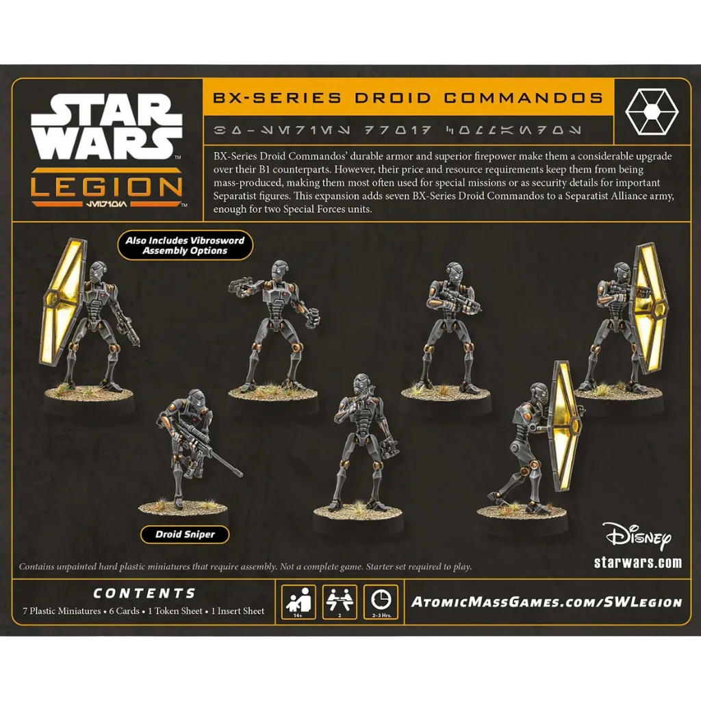 Star Wars: Legion - BX-Series Droid Commandos-Atomic Mass Games-Radaddel