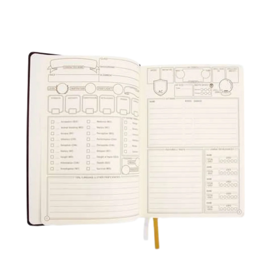 DnD 5e Player Journal - Black-GlassStaff B.V.-Radaddel