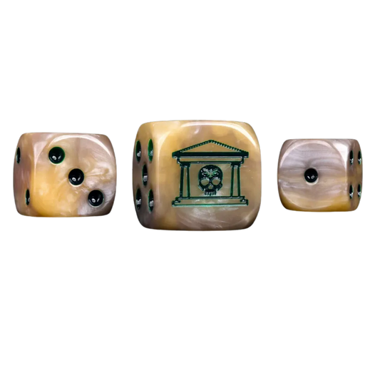 Military Gate Bone Round 16mm (25 Stück)-Baron of Dice-Radaddel