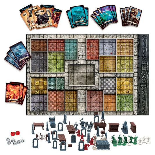 HeroQuest Brettspiel (englisch) *Mängelexemplar*-Hasbro-Radaddel