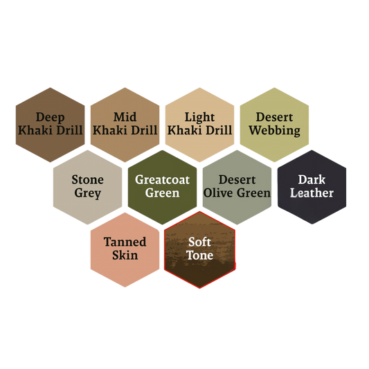 Historical: WWII British 8th Army Paint Set