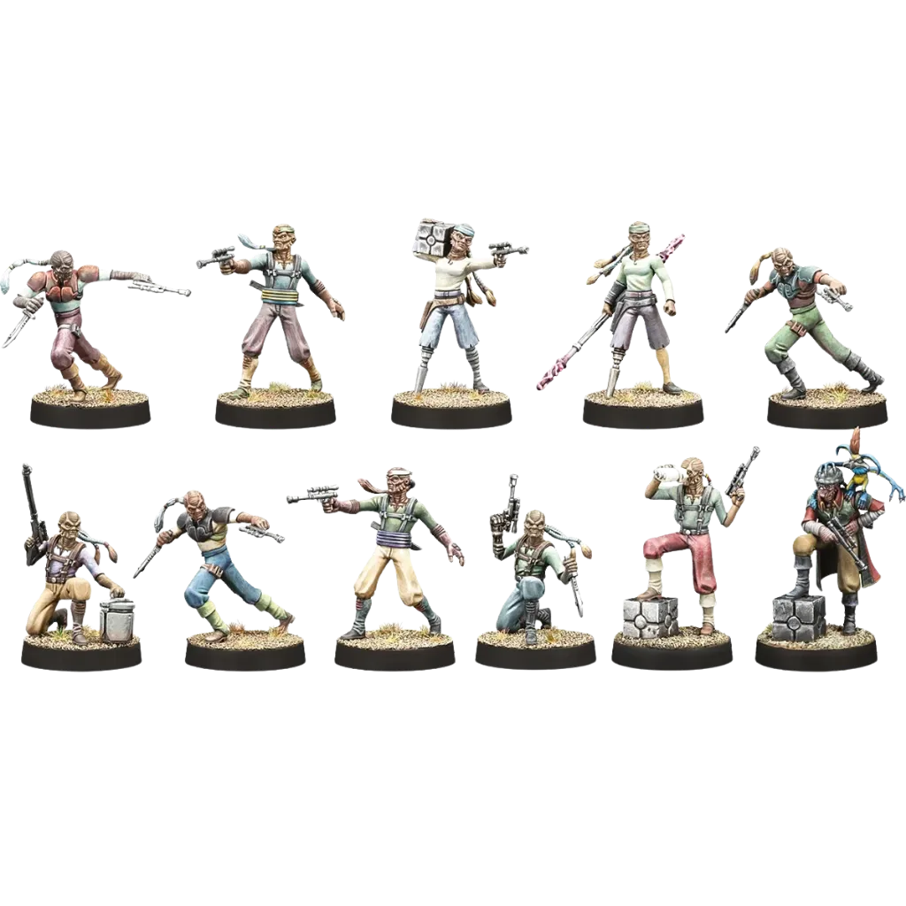 Star Wars: Legion - Hondo Ohnaka and Weequay Pirates-Atomic Mass Games-Radaddel