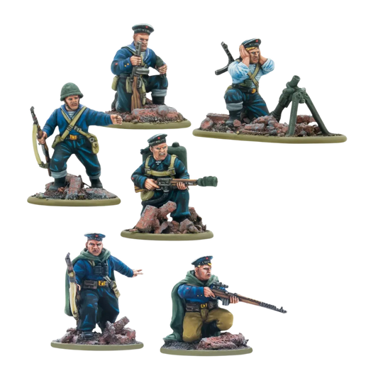 Soviet Naval Brigade Weapon Teams-Warlord Games-Radaddel