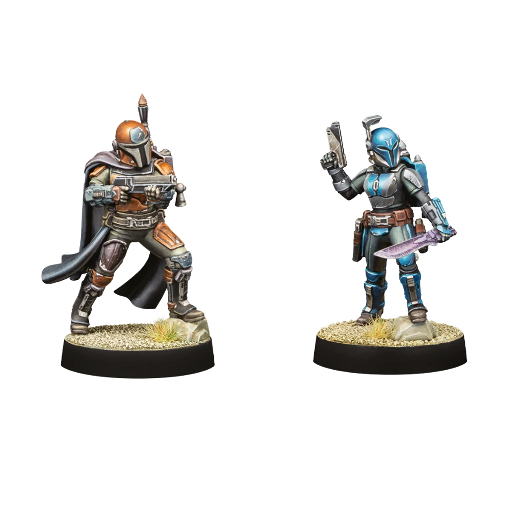 Star Wars: Legion - Customizable Mandalorian Leader & Hunter-Atomic Mass Games-Radaddel