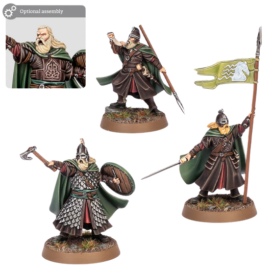 Warriors of Rohan Commanders (Rohirrim - Good)-Games Workshop-Radaddel