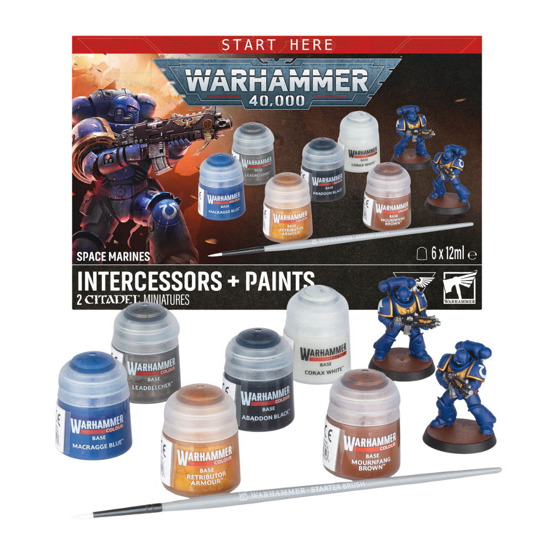 Warhammer 40.000: Intercessors + Paints Set