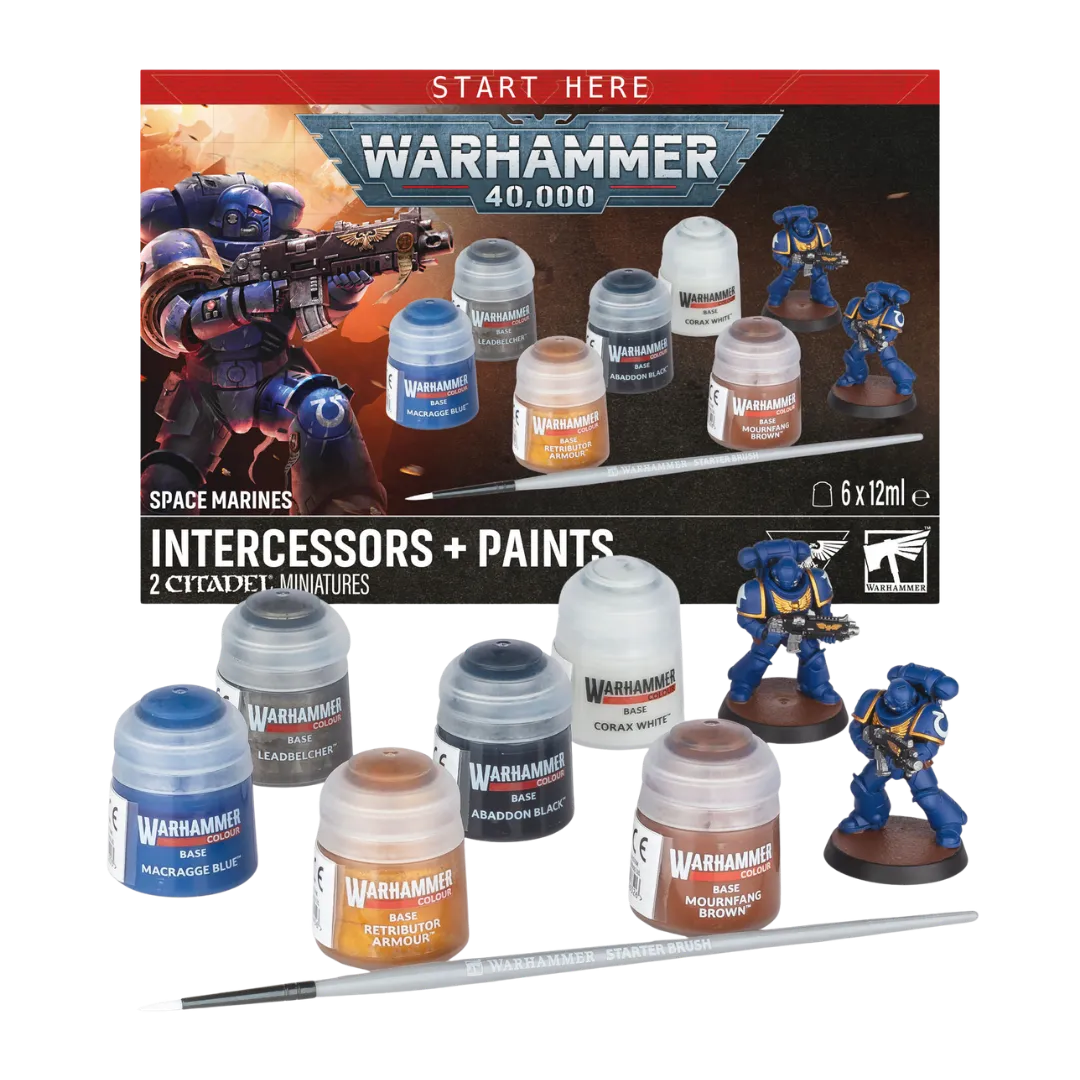 Warhammer 40.000: Intercessors + Paints Set