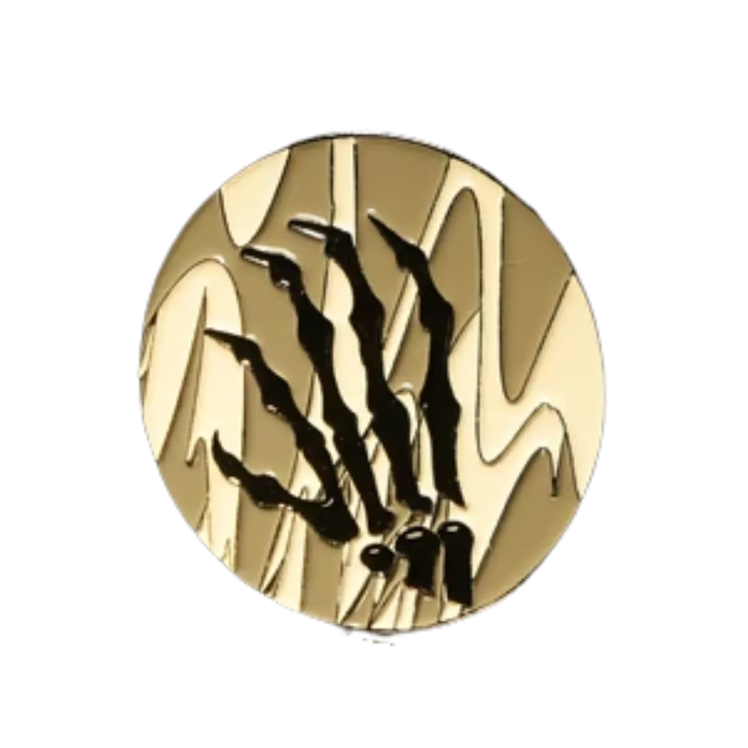 40mm Metal Coin - Skeleton Rising-Baron of Dice-Radaddel