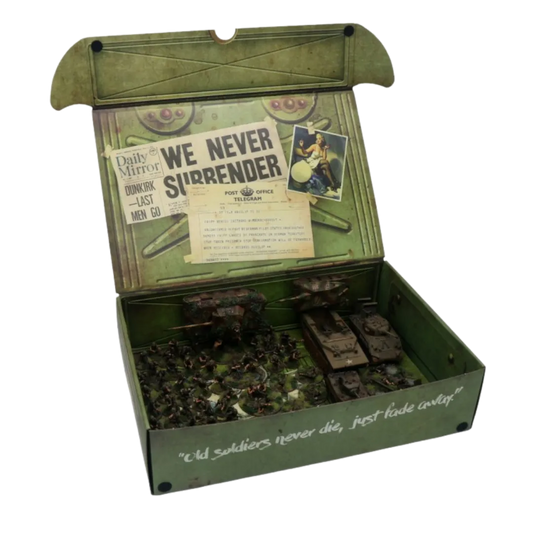 Bolt Action Army Box for magnetically-based miniatures + metal plate on the insi-Safe and Sound-Radaddel